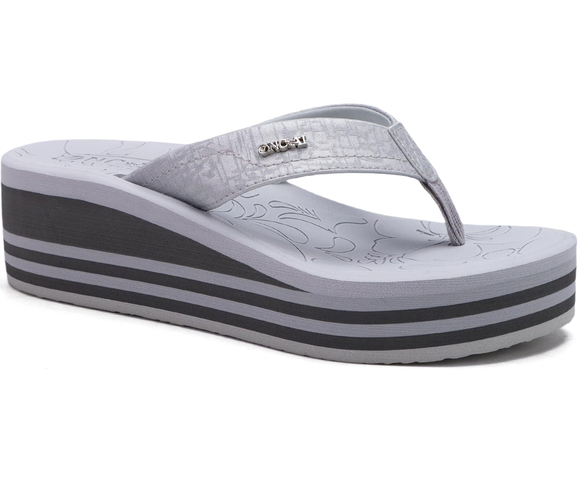 ONCAI Women’s Platform Wedge Flip Flops Trendy Dressy Womans Summer Flatform Sandals with Comfortable Walking Outdoor Rubber Soles (US Size 5-11)