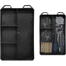 StealthMounts Quad FlexiTray | Flexible Tool Tray Fits Milwaukee PACKOUT | Organize Tools, Nuts, Bolts and Parts | Workshop Garage Van Storage | Made in UK