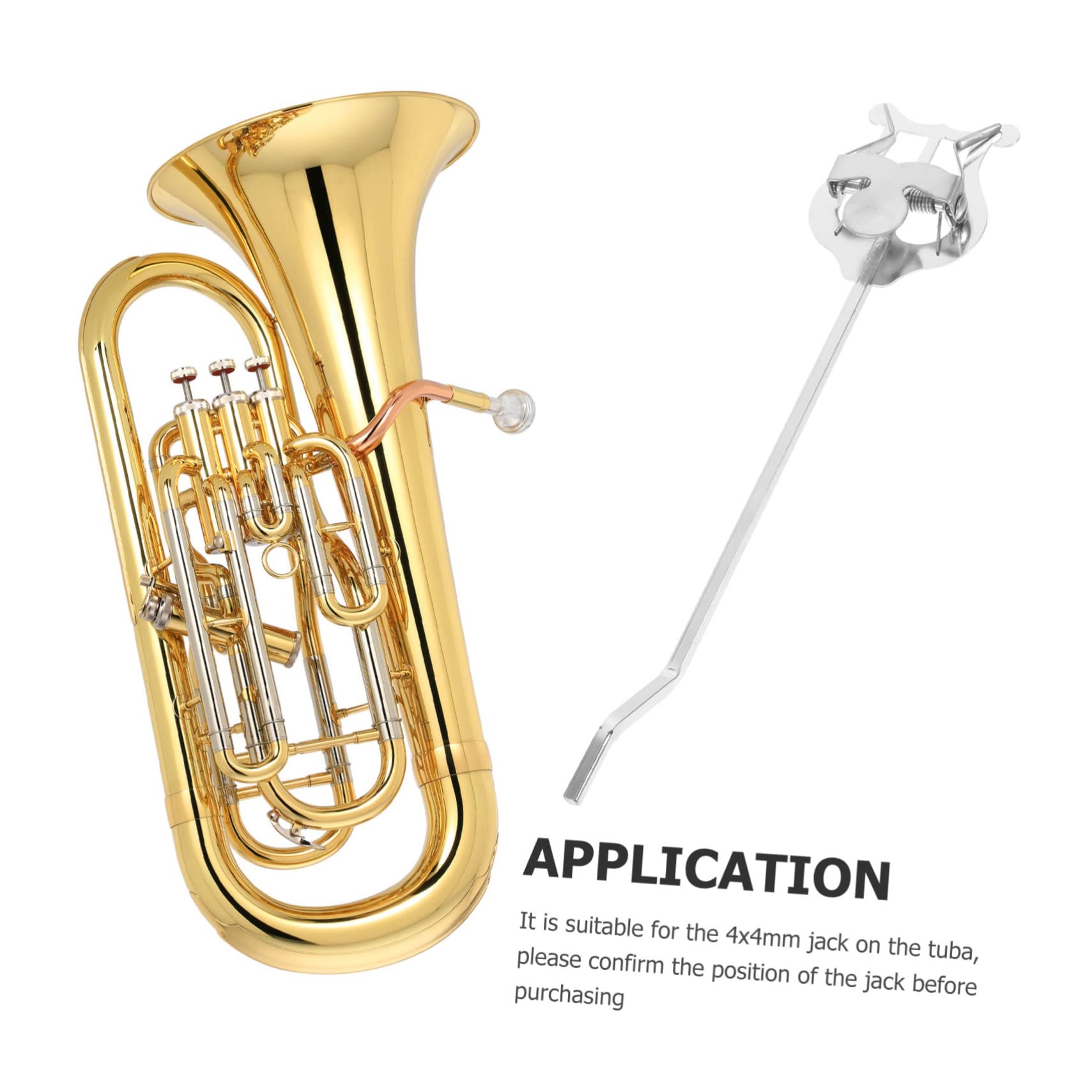 ibasenice 3pezzi Supporto Portatile Per Spartiti Musicali Per Tuba Leggero e Pratico Facilita La Lettura Delle Partiture Realizzato Materiale Resistente e Durevole Per Musicisti Movimento