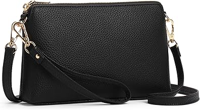 GAEKEAO Crossbody Bags for Women RFID Blocking Leather Cross Body Bag Purses Women's Crossbody Handbags with Wristlet Strap