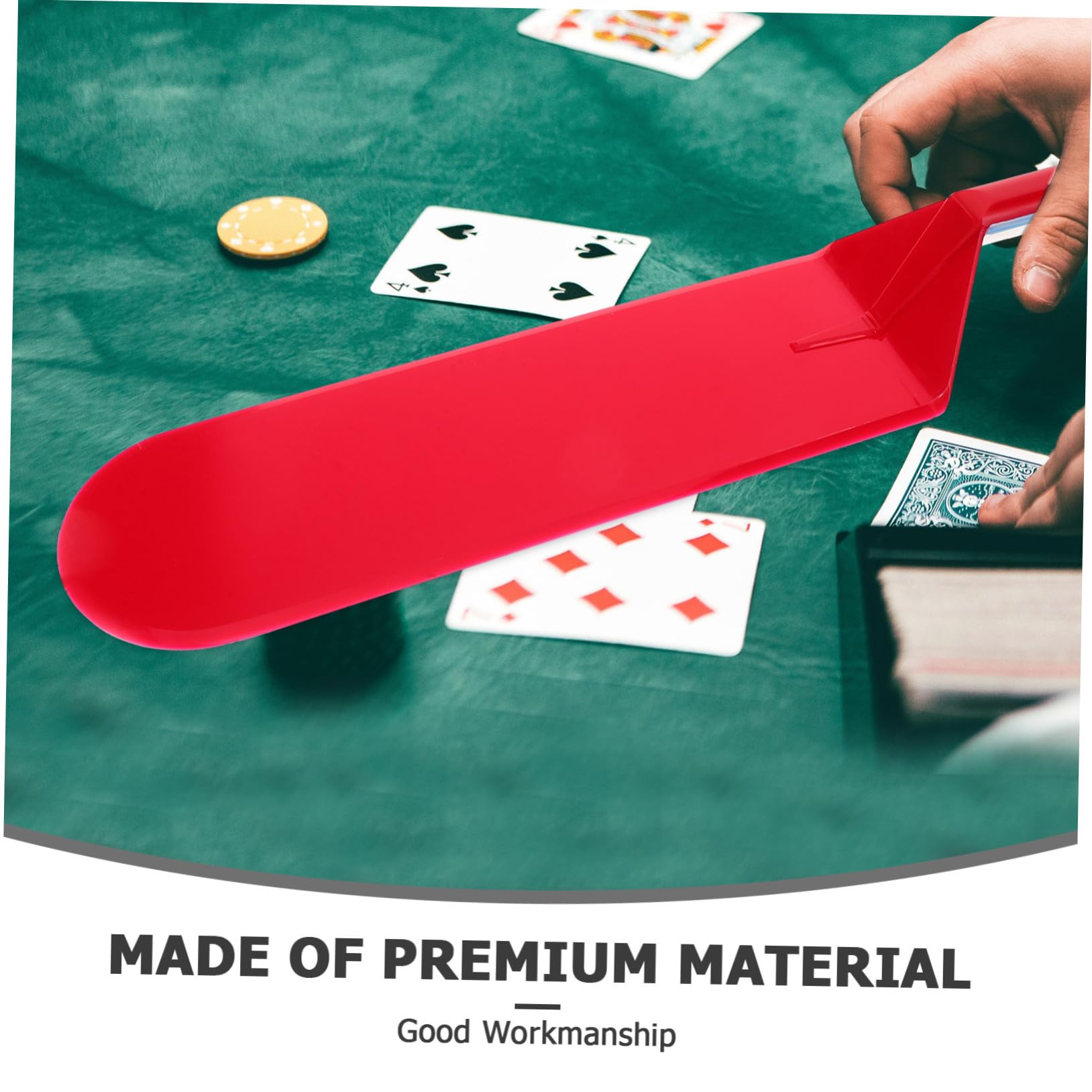 BESTonZON 2St Spielkartenschaufel heriditary Spielkarten Poker-Zubehör Spieltisch Zubehör Kartenmischer Pokerkarten Kartenspielen Desktop-Händler Haushalts-Poker-Versorgung Plastik