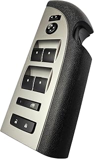 SWITCHDOCTOR Master Power Window Switch Assembly for 2007-2009 Chevy Silverado & GMC Sierra Crew/Extended Cab - Exact OEM Fit Replacement