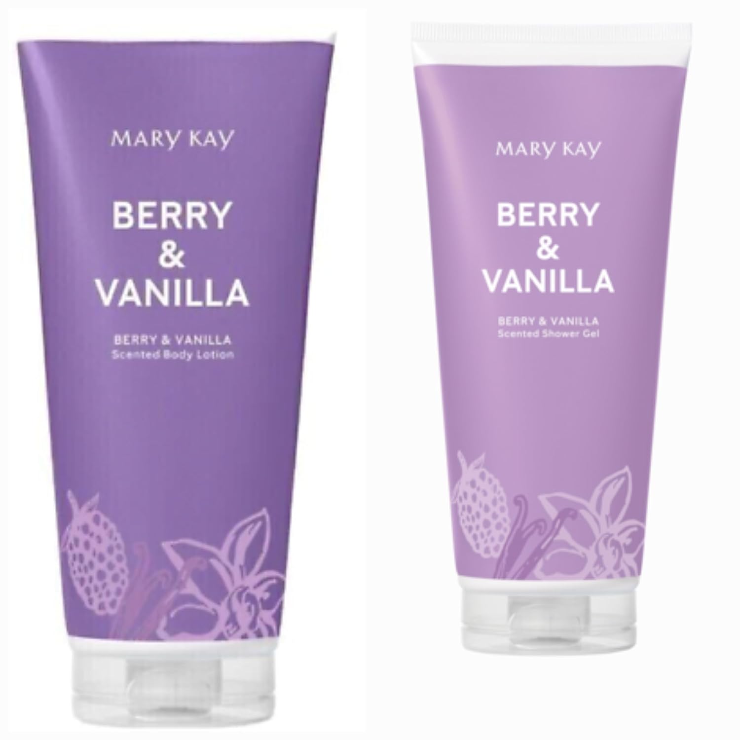 Marykay BERRY & Vanilla ~ Scented Body Lotion & Shower gel-NEW & SEALED