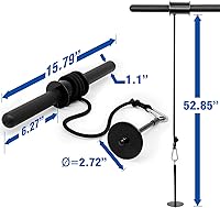 Vista 2 de Yes4All Wrist and Forearm Blaster, Build Massive Grip Strength & Muscles with Steel Wrist Roller & Forearm Roller, Heavy Duty Arm Blaster Fits 1" &