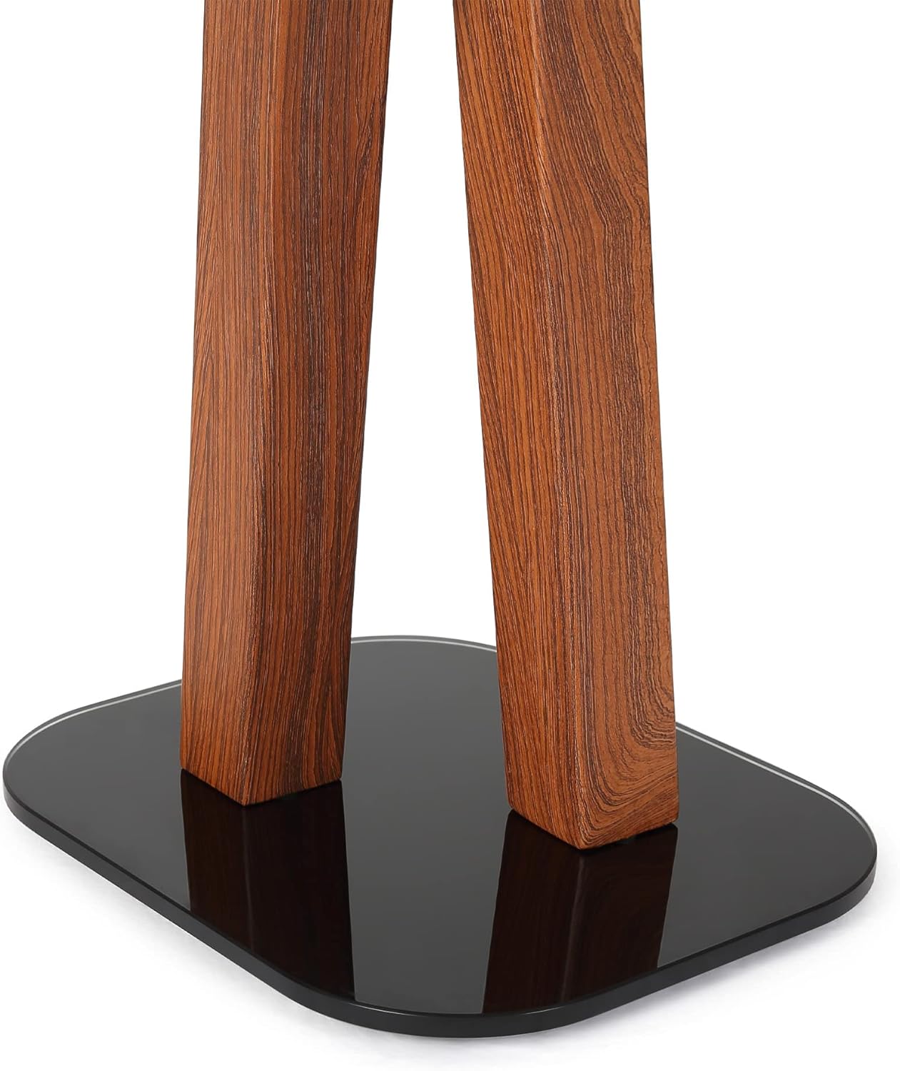 EXIMUS One Pair Fixed Height Universal Speaker Floor Stands - Cedar - 600 Series
