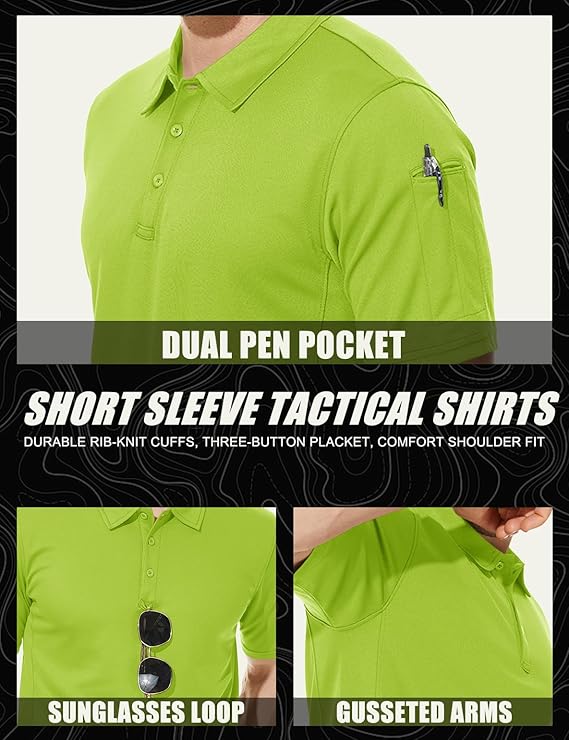 MAGCOMSEN Quick Dry Polo — sporty look