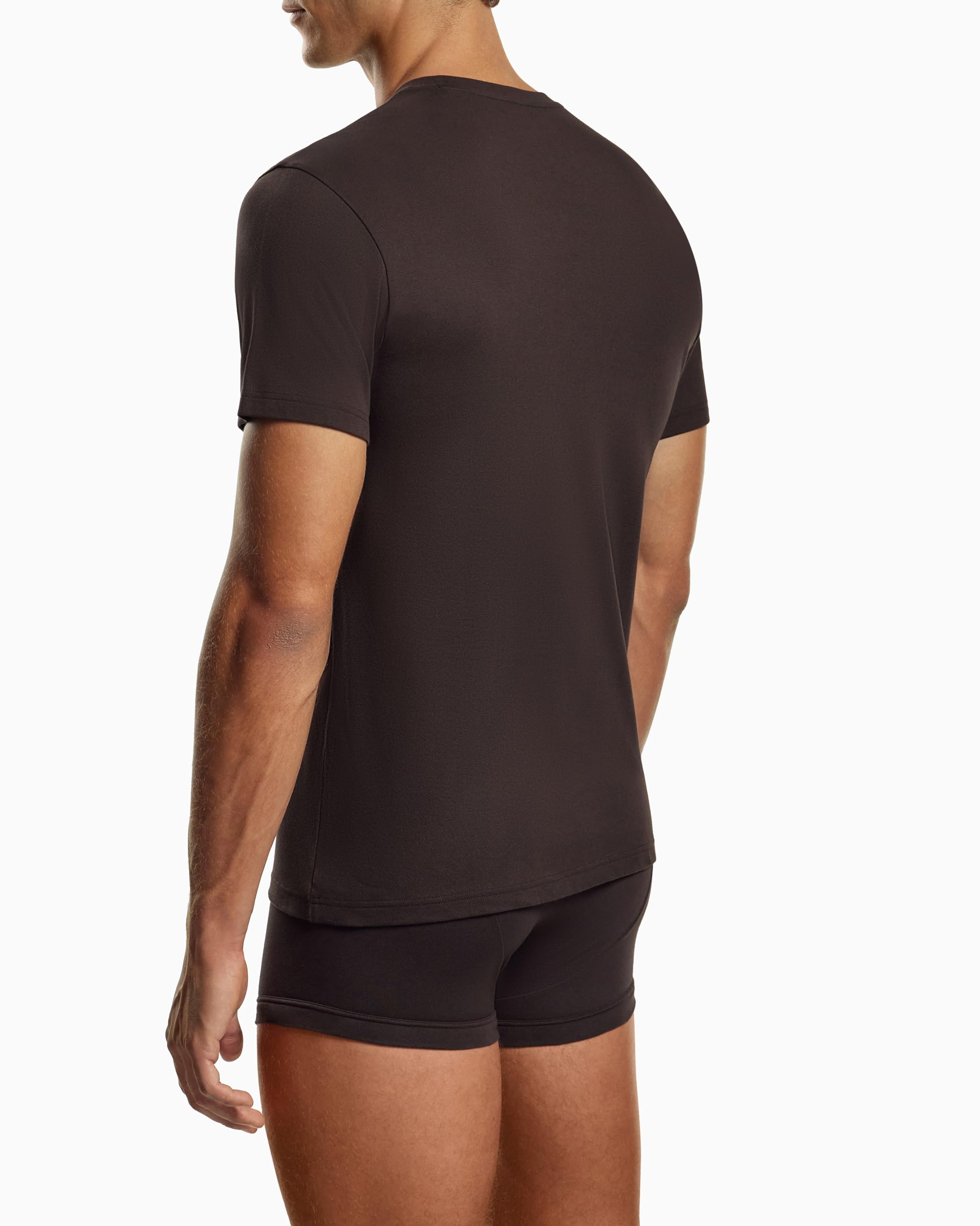 Emporio Armani Stretch Piquet T-Shirt Camiseta Hombre (Pack de 1)
