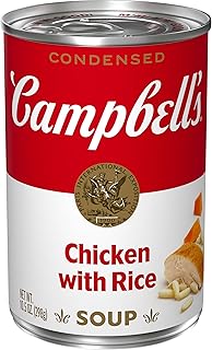 Campbell’s Condensed Chicken with Rice Soup, 10.5 Ounce Can