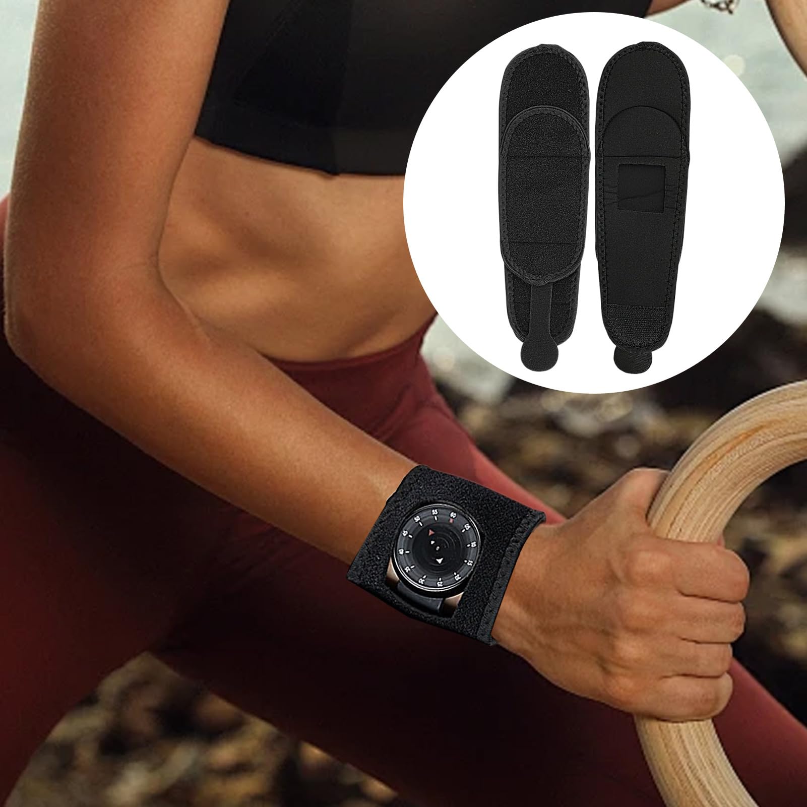 Schutzband Für Smartwatch - Uhrenarmband Schutz | Schweißabweisend Wetterfest Mit Integrierter Polsterstruktur Für Jugendliche Damen Lauffitness Hoher Intensität