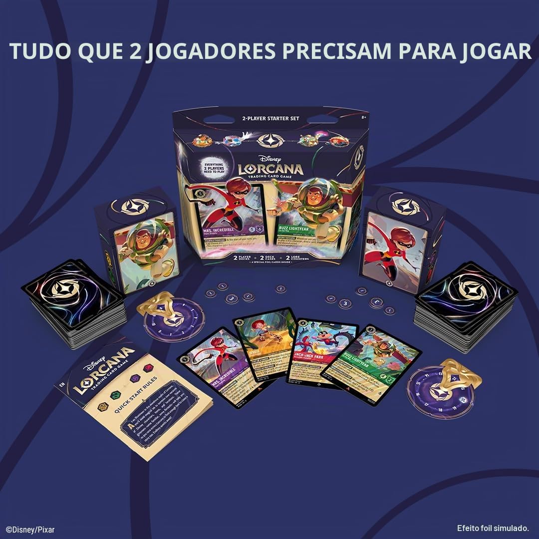 Ravensburger Disney Lorcana TCG 2-Player Starter Deck Set 12