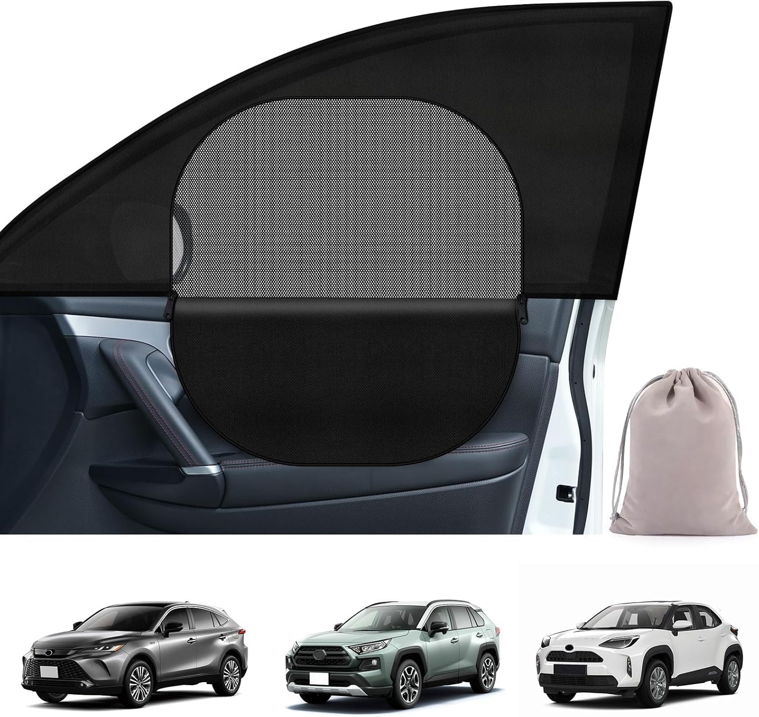 Amazon.co.jp: BUYFULL 車用網戸 ウインドーネット 車 防虫ネット 日よ 