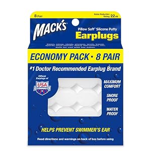 Mack's Pillow Soft Silicone Earplugs