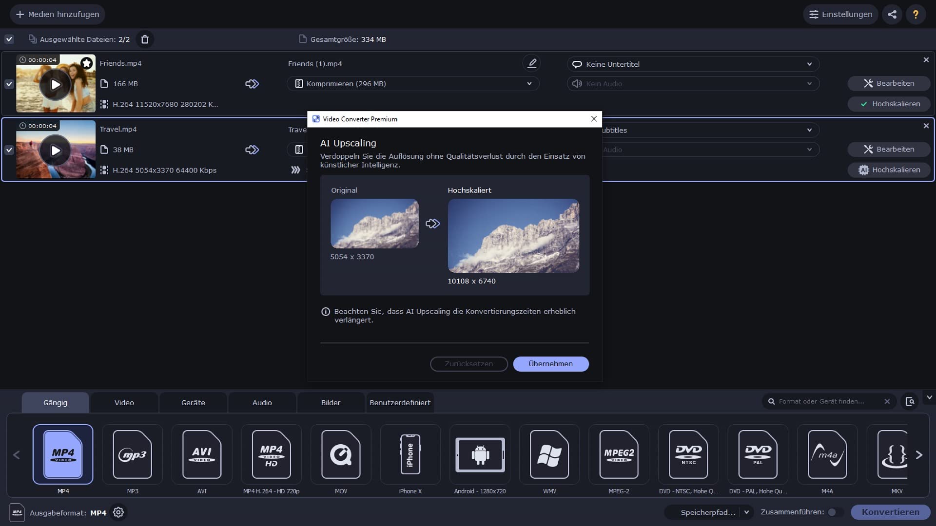 Movavi Video Converter Premium 2022 | Persönlich | 1 Gerät | PC | PC Aktivierungscode per Email