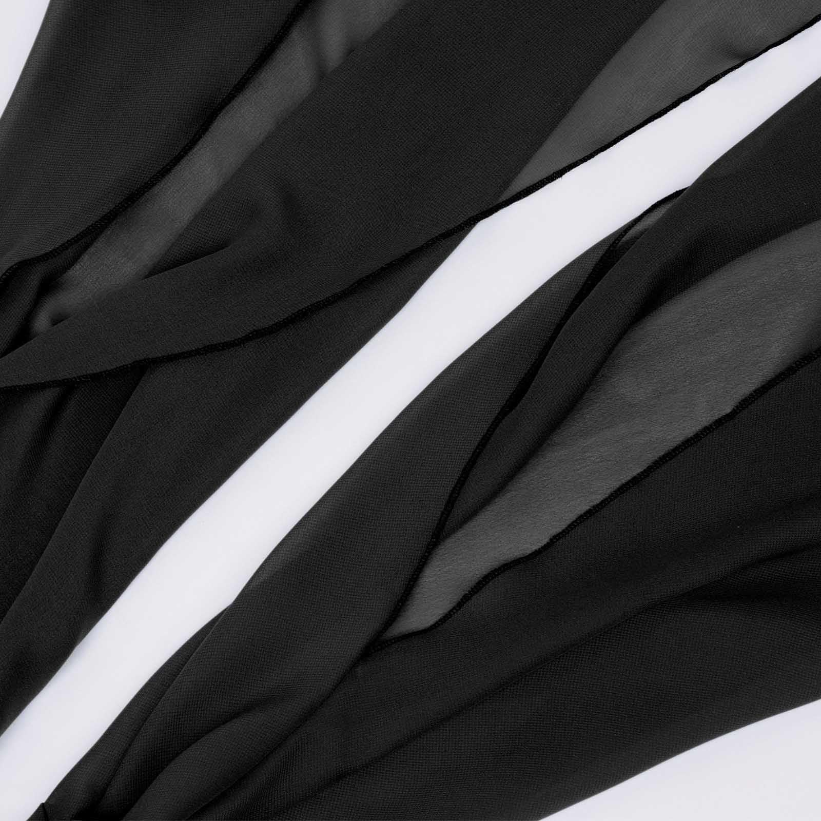 Sciarpa in chiffon, stola, da donna, elegante, bolero, con maniche, mantello, costume di Halloween, per abiti da sera, abiti da sposa, estivi, matrimoni, costumi di carnevale
