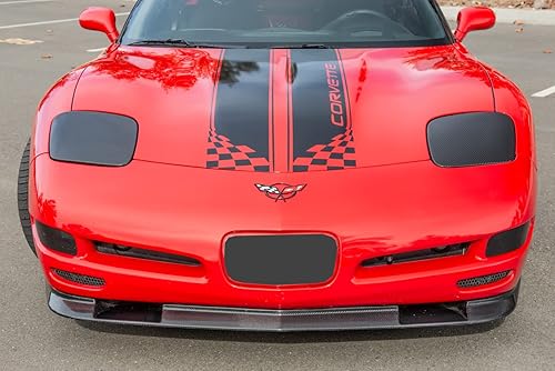 Repuesto para Chevrolet Corvette C5 1997-2004 todos los modelos  ZR1 Extended Style Front Bumper Lower Lip Splitter (fibra de carbono)