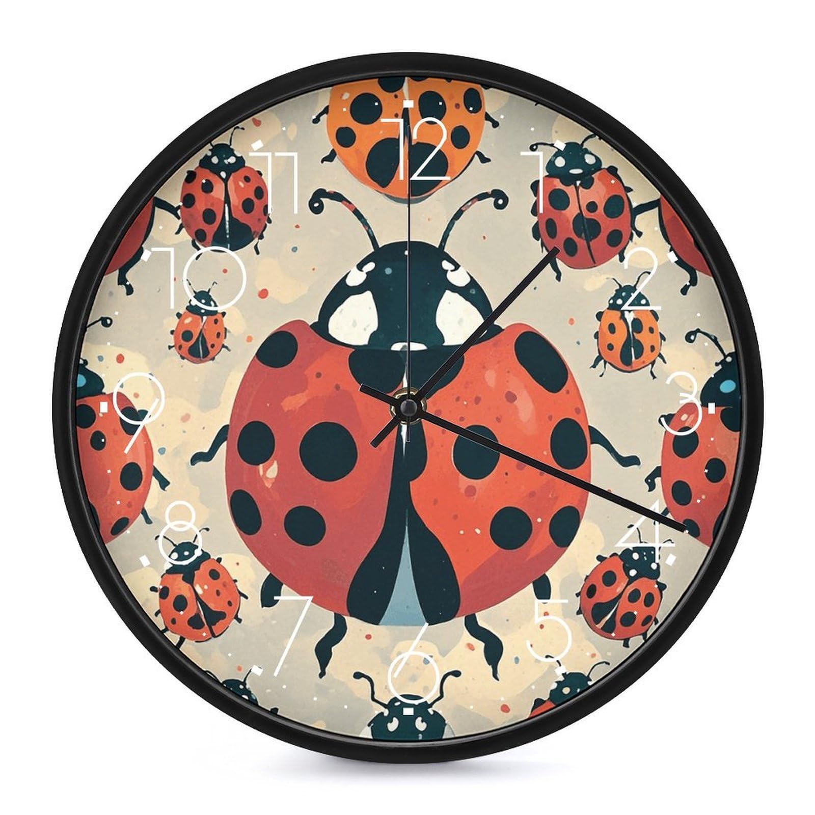 Horloge murale silencieuse sans tic-tac résolvant les bruits nocturnes dans la chambre
