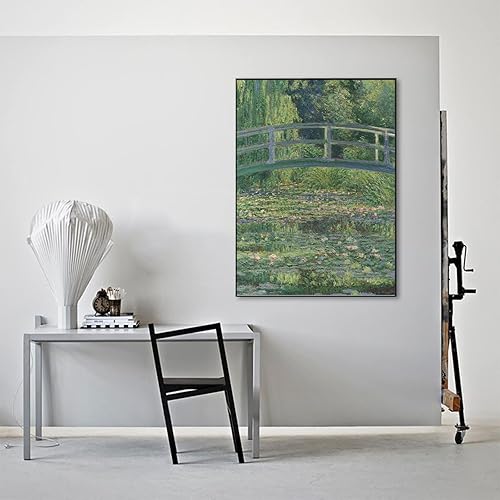 Miniatura 3 de El puente japonés de Monet - Impresionismo clásico arte fino Reproducciones de pintura al óleo - Claude Monet lienzo impresiones artísticas de pared