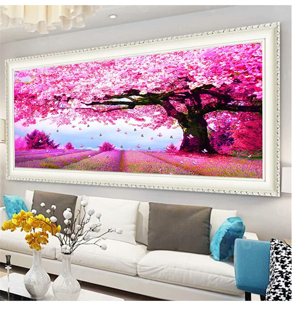 Amazon | 5D ダイヤモンド絵画 桜 全面貼り付け 壁飾り DIY 手作り