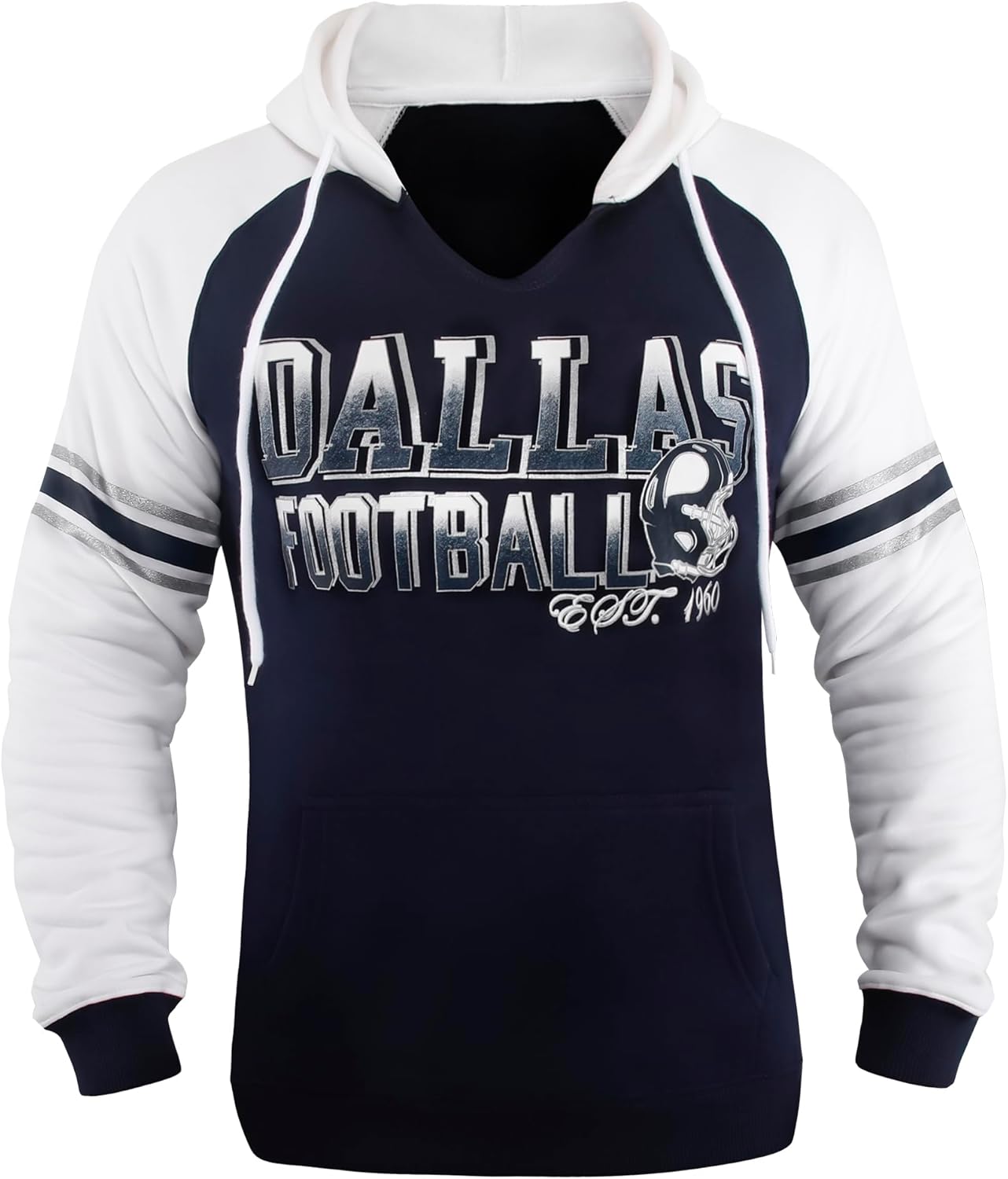 Womens City Football V Neck Athletic Fleece Hoodies Pullover Raglan Sweatshirts