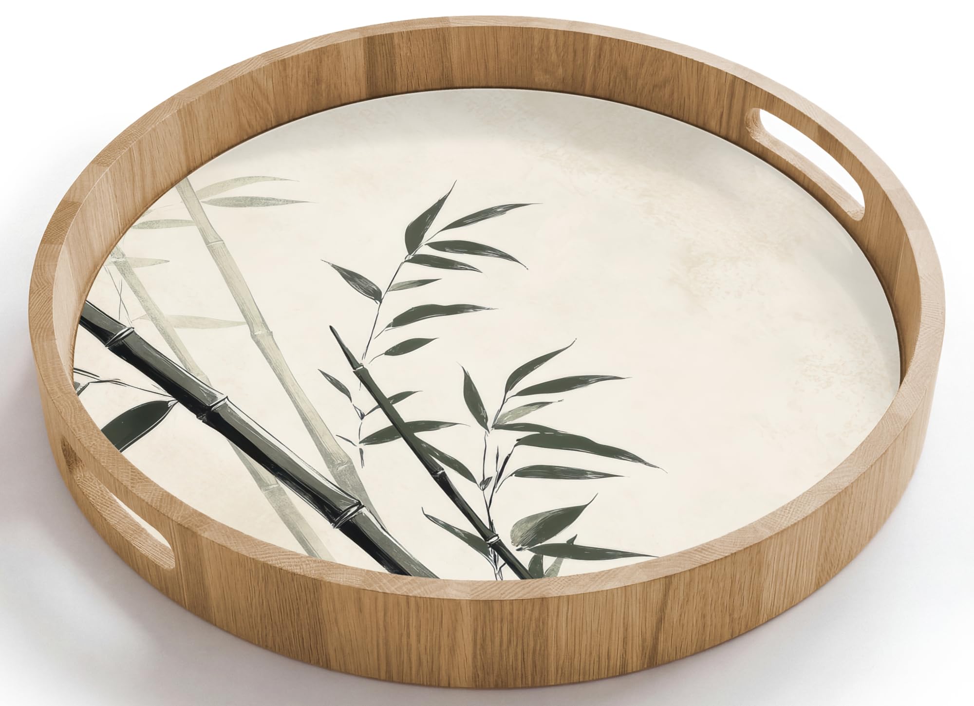 Tablett Serviertablett Kaffeetablett Servierplatte Eiche