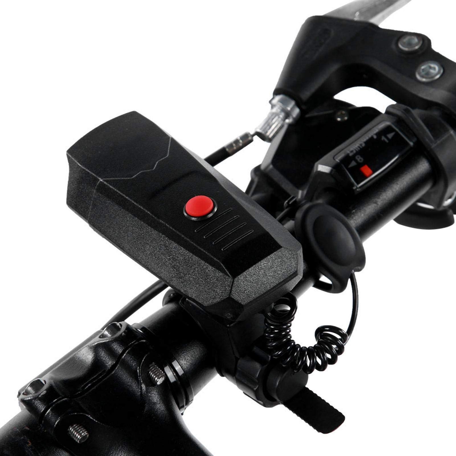 Klakson rowerowy, dzwonek rowerowy, głośne elektroniczne klaksony rowerowe Dzwonek na kierownicę Dzwonek alarmowy Głośny róg dźwiękowy do rowerów szosowych i górskich