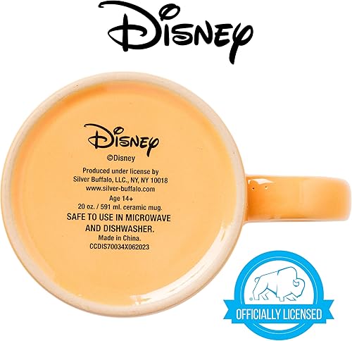 Miniatura 4 de Silver Buffalo Disney Mickey Mouse - Taza de cerámica con diseño de Halloween y fantasma, 20 onzas Verde, multi color,Taza de cerámica rosa Daisy