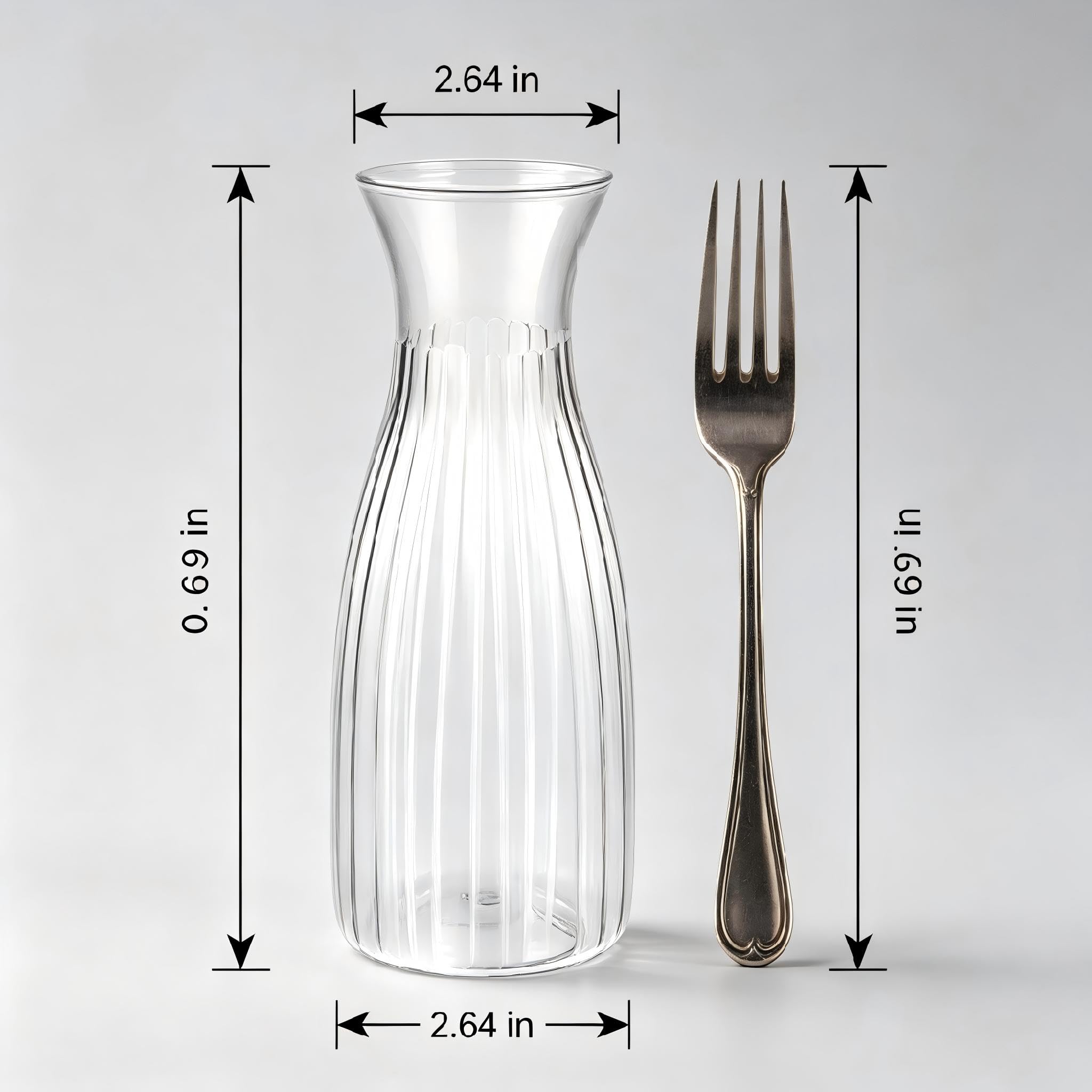 12 vasi in plastica trasparente per centrotavola nuziali