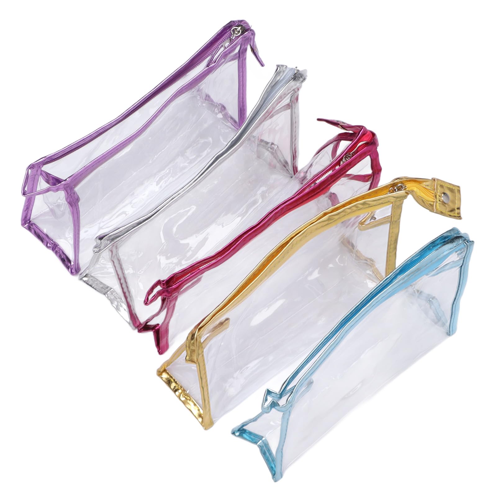 Bolsa De Maquillaje Transparente Portátil, Bolso De Mano Para Artículos