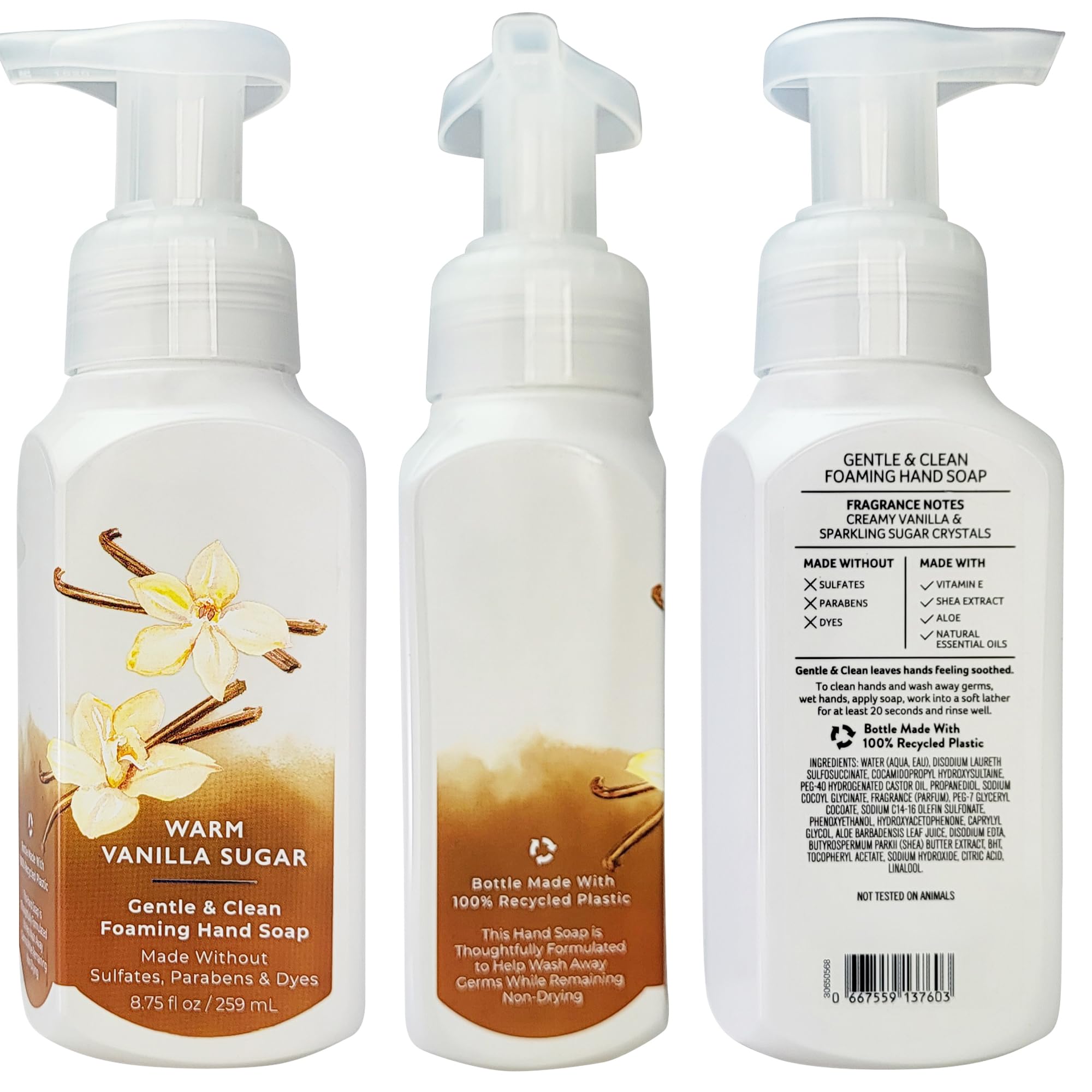 Generic Bath a?d Body - Foaming Hand Soaps - 8.75 Fl Oz / 259 mL (2 Pack) (2, Warm Vanilla Sugar)