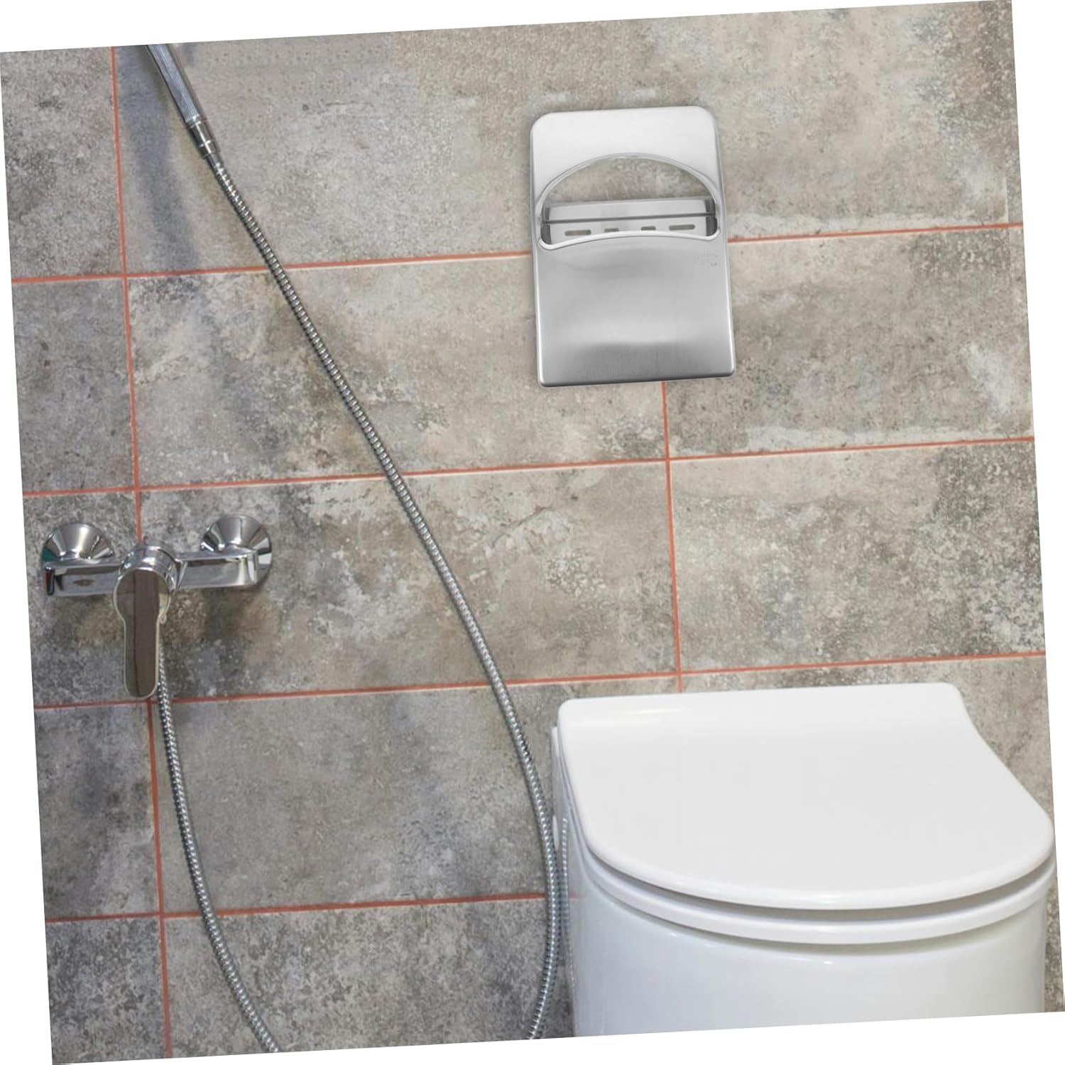 Unomor Commercial Restroom Seat Cover Dispenser Wall-Mounted Stainless Steel Half Fold Modern Look Hospital School Friendly