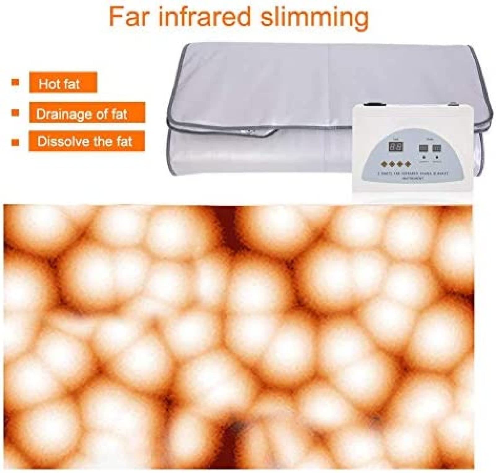 Versione Aggiornata Coperta Riscaldante Per Sauna Con Calore Digitale A Infrarossi Lontani, 220V Riscaldamento Perdita Di Peso Body Shaper Terapia Disintossicante Professionale Macchina Di Bellezz
