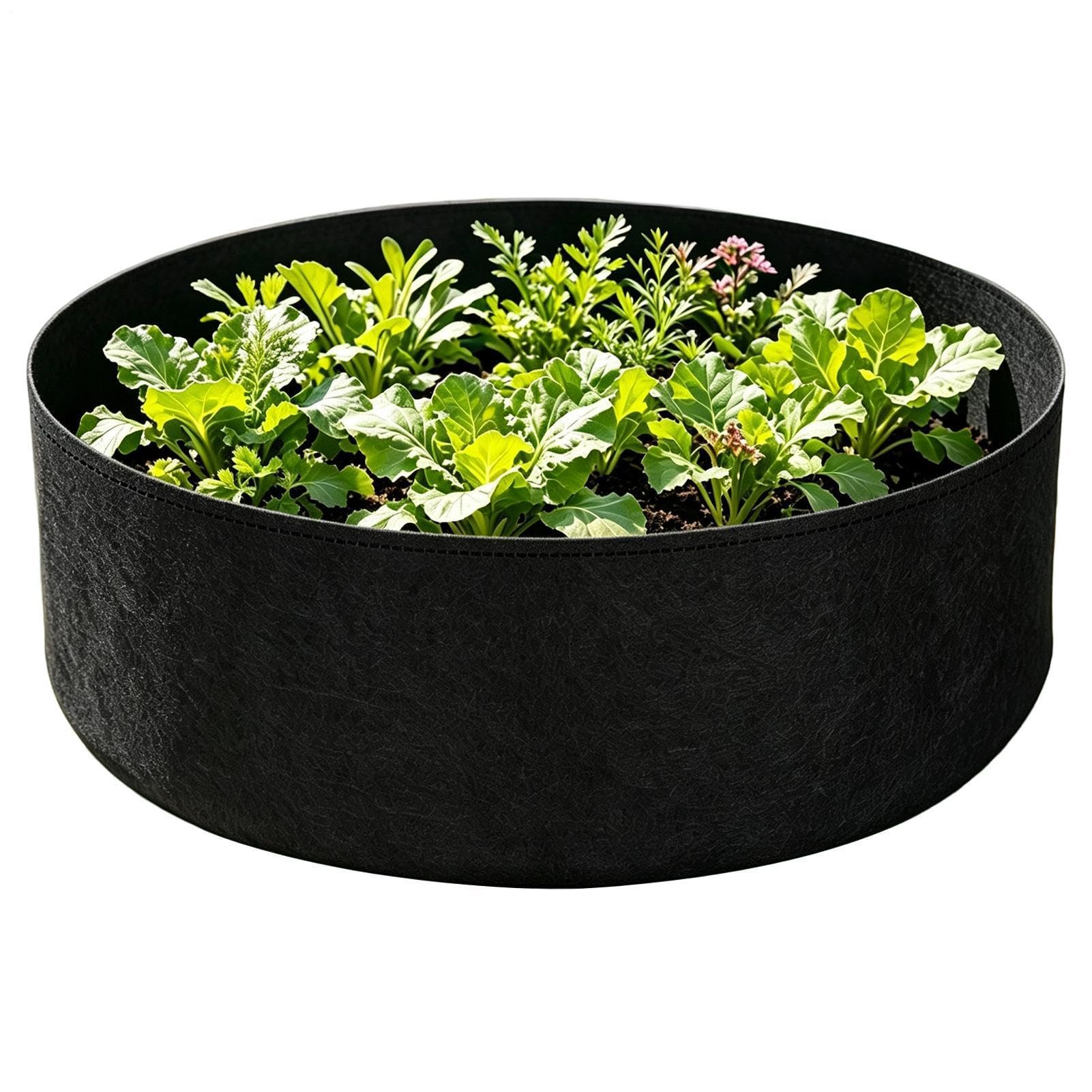 Bolsas de cultivo cama elevada de tejido resistente para huerto en balcón y jardín 1