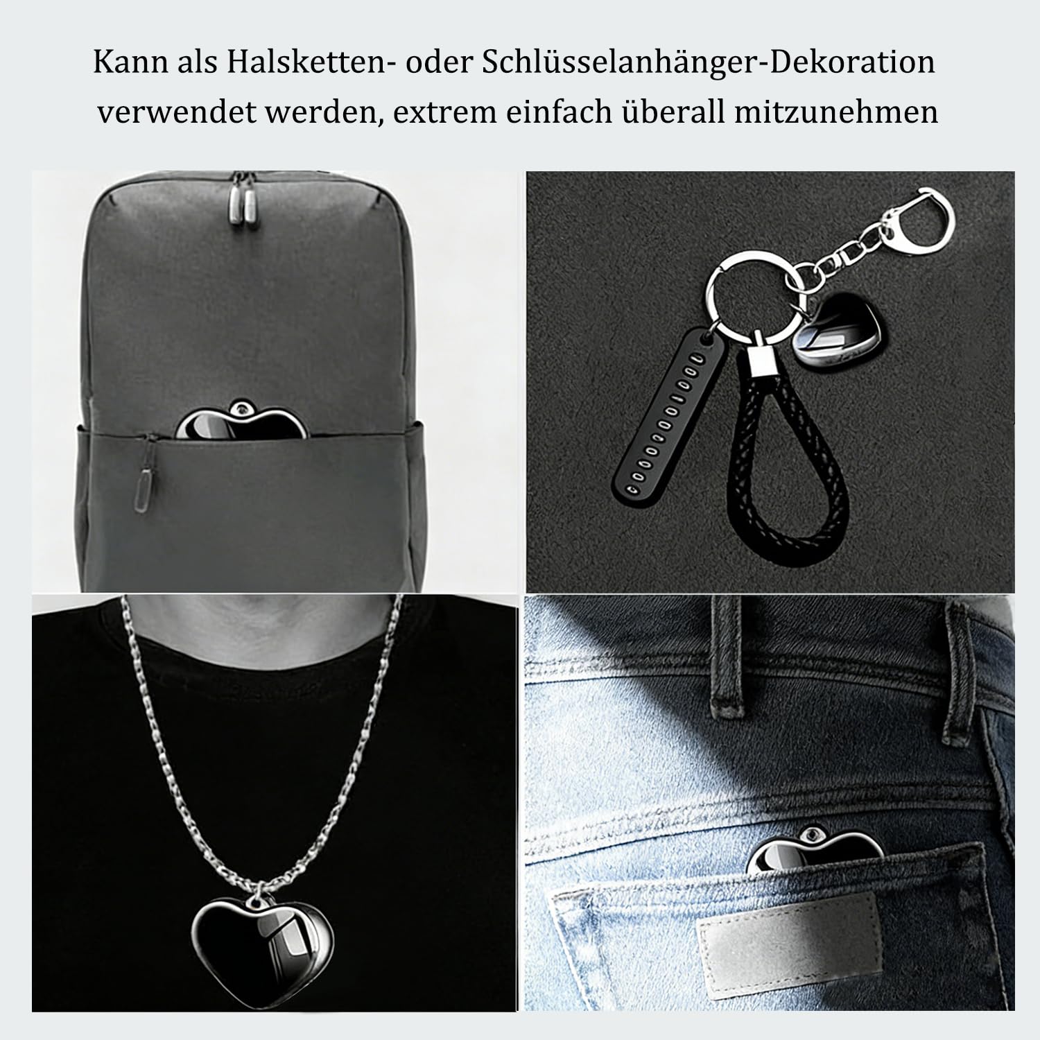 16G Mini abhörgerät Micro Diktiergerät mit Voice Activated Micro Halskette Recorder digital Voice Recorders für Vortrag Vorlesung Interview Meeting Lektion Kleine Aufnahmegerät …