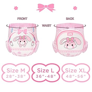Littleforbig 保育園セット ABDL Amazon.com : Littleforbig Adult Printed Diaper 80 Pieces (8