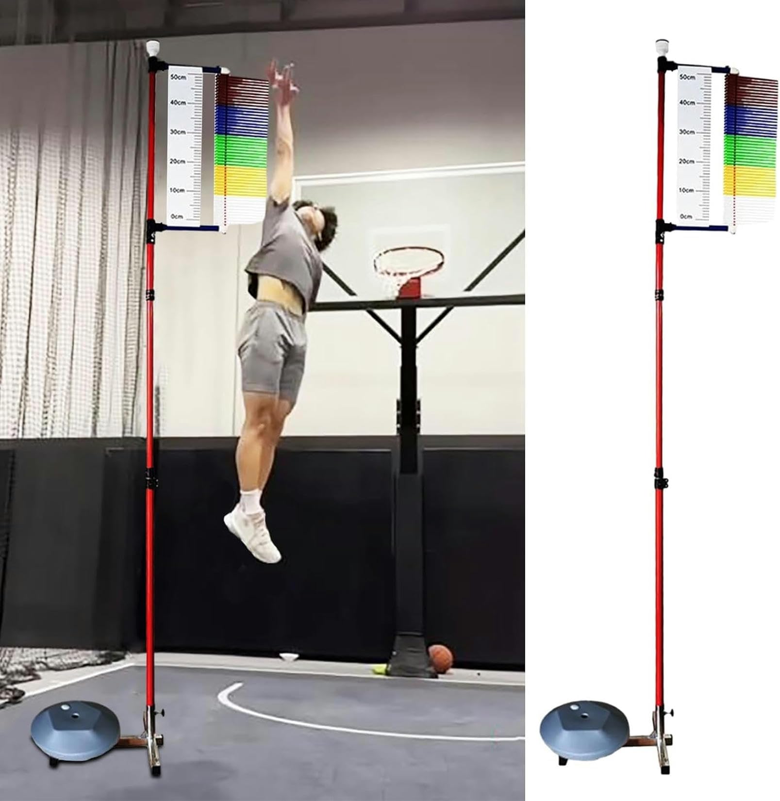 Testeur de saut vertical autonome pour corriger sa détente de 1,2m à 3,5m