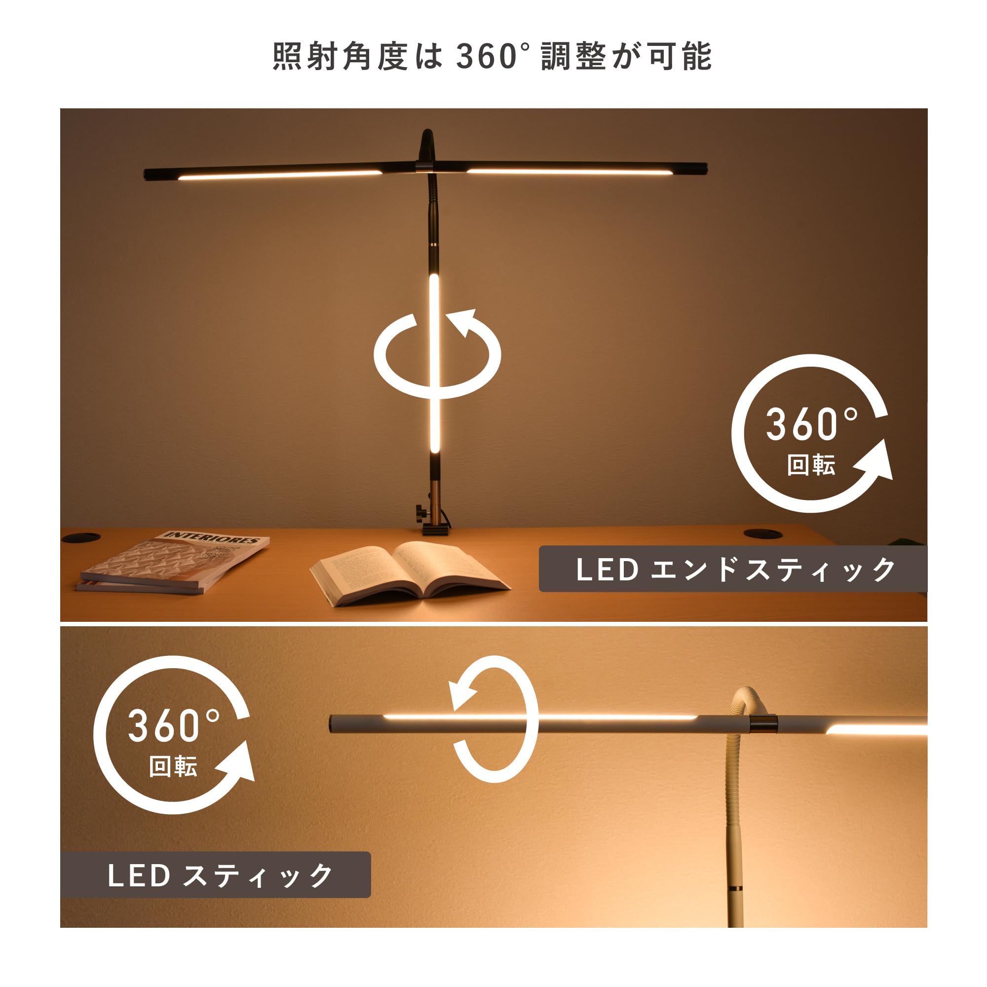 Amazon.co.jp: VENTOTA デスクライト 照明 卓上 LED 間接照明 フロア