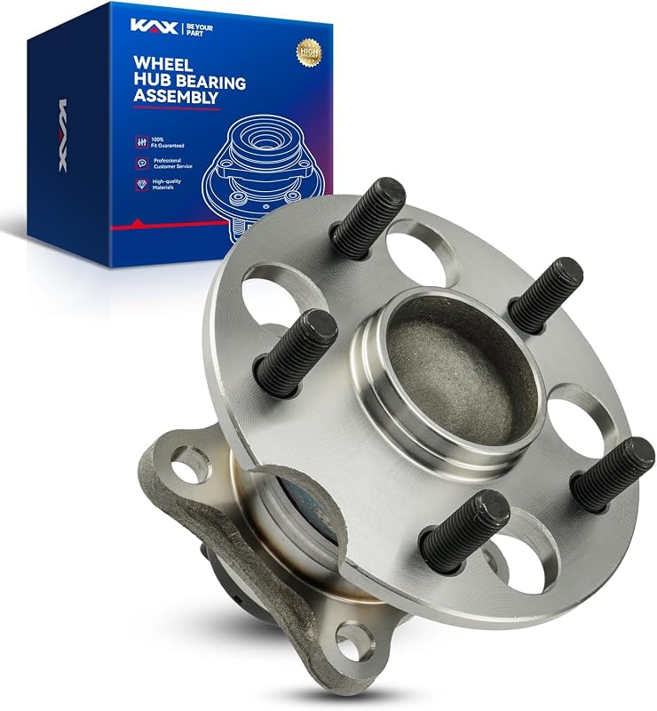 Conjunto de cubo e rolamento de roda traseira KAX 512282 com ABS para Toyota Highlander e Lexus RX FWD – 1 unidade