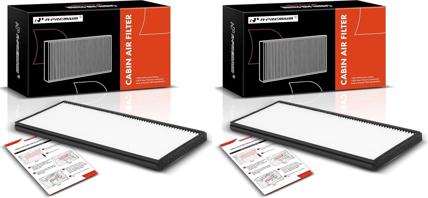 A-Premium Cabin Air Filter Compatible with Hyundai Accent 2002 2003 2004 2005 (Pack of 2)