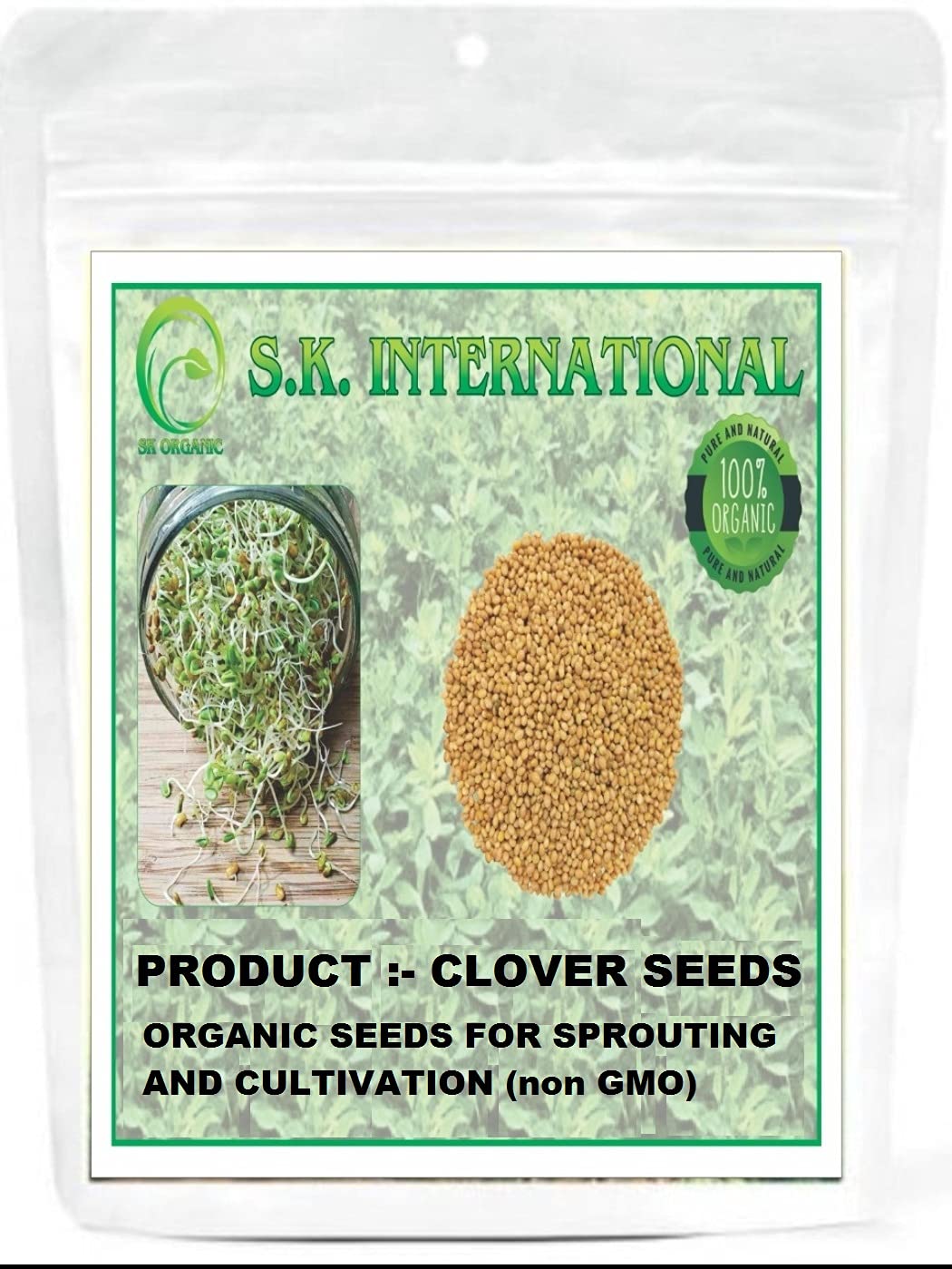 SK ORGANIC Clover Seeds for Microgreens Sprouting and Cultivation (250 GM) (B09QX8WPWQ) Amazon Price History, Amazon Price Tracker