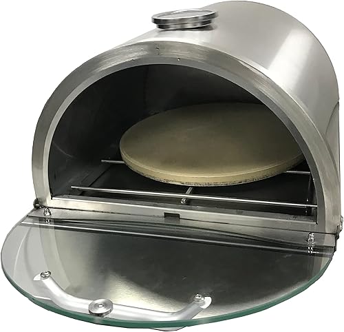 Miniatura 3 de Mont Alpi MASPB - Horno de pizza portátil universal ligero de acero inoxidable, se adapta a todas las parrillas de barbacoa de gas integradas e