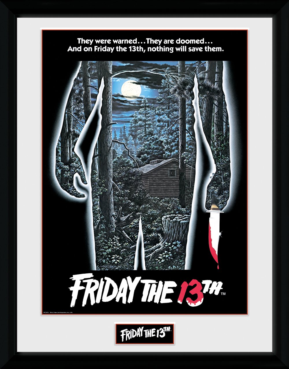 GB eye Friday the 13th Movie 30 x 40cm Framed Collector Print