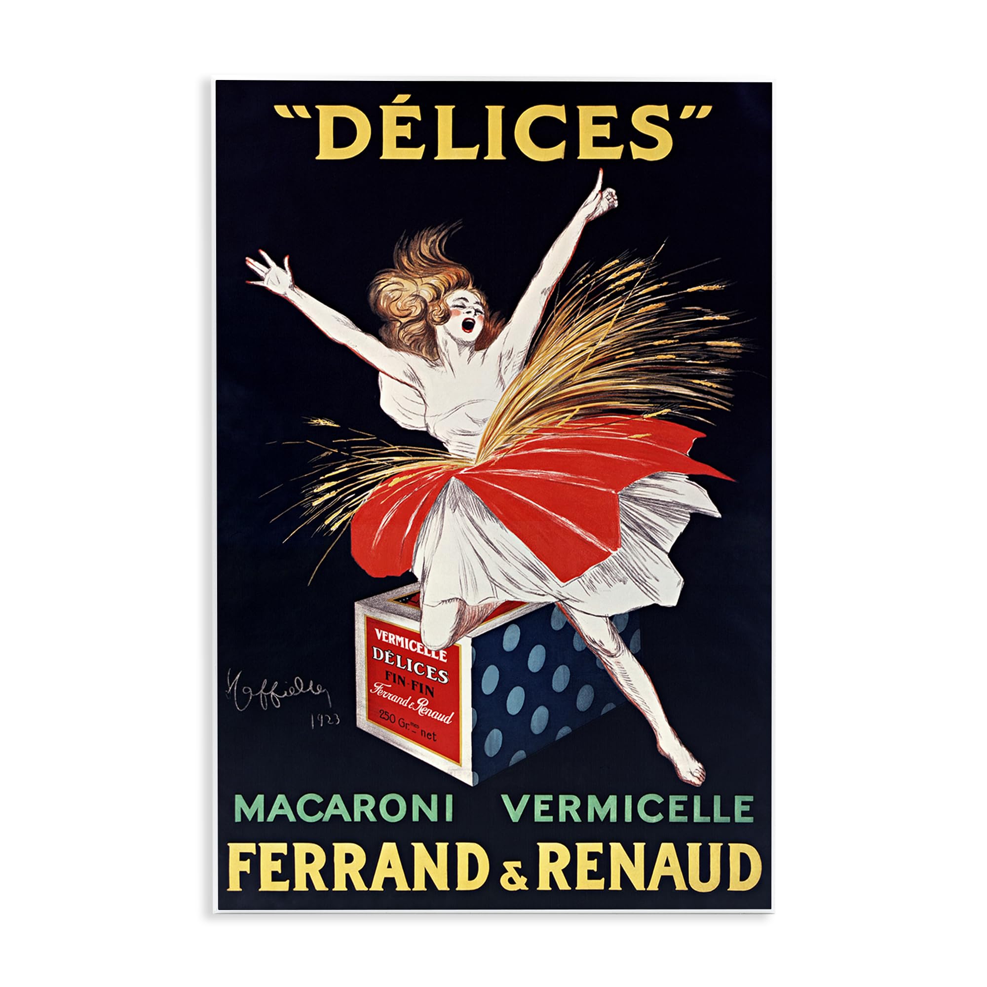 Stupell Industries Unframed 'Vintage Dancer Food Advertisement'| Wall Plaque Art