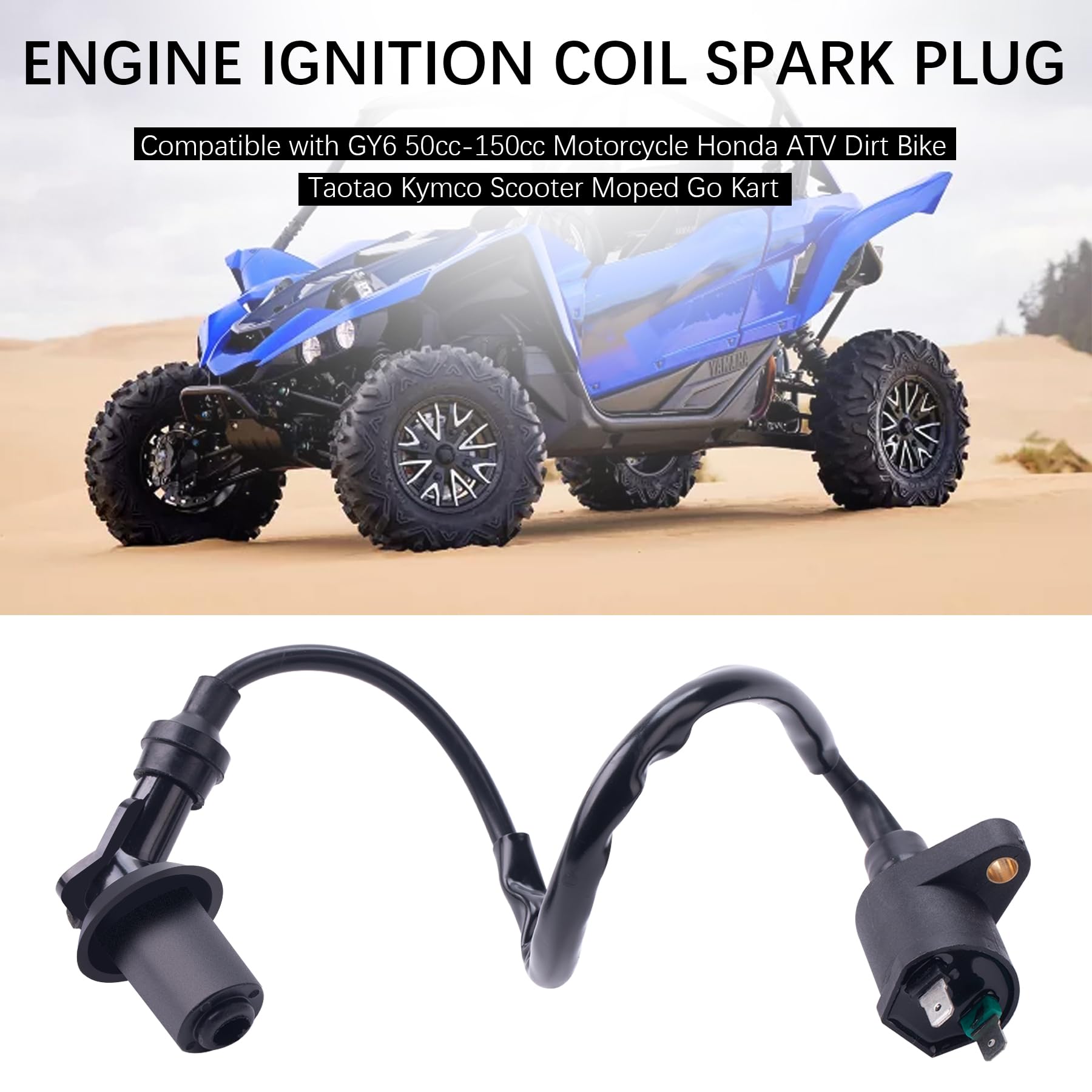 Bobine Allumage + CDI Racing GY6 – Pour Scooter ATV Moto 50cc 125cc 150cc, Performances Boostées !