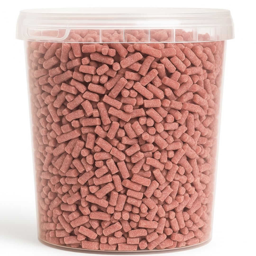 Hungry Wings Premium Suet Pellets Wild Bird Food – 2.5L Tub – High Energy Berry, Insect, Mealworm & Mixed Flavours (2.5L Tub, Berry)