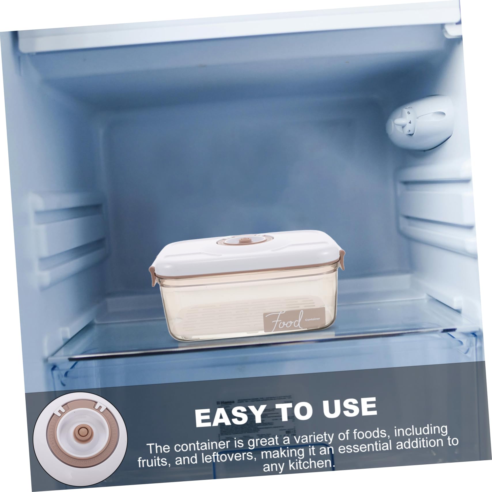 Gadpiparty 1set Contenitori Sottovuoto Per Alimenti Coperchi Ermetici Capacità Per Conservazione e Stoccaggio e Riutilizzabile