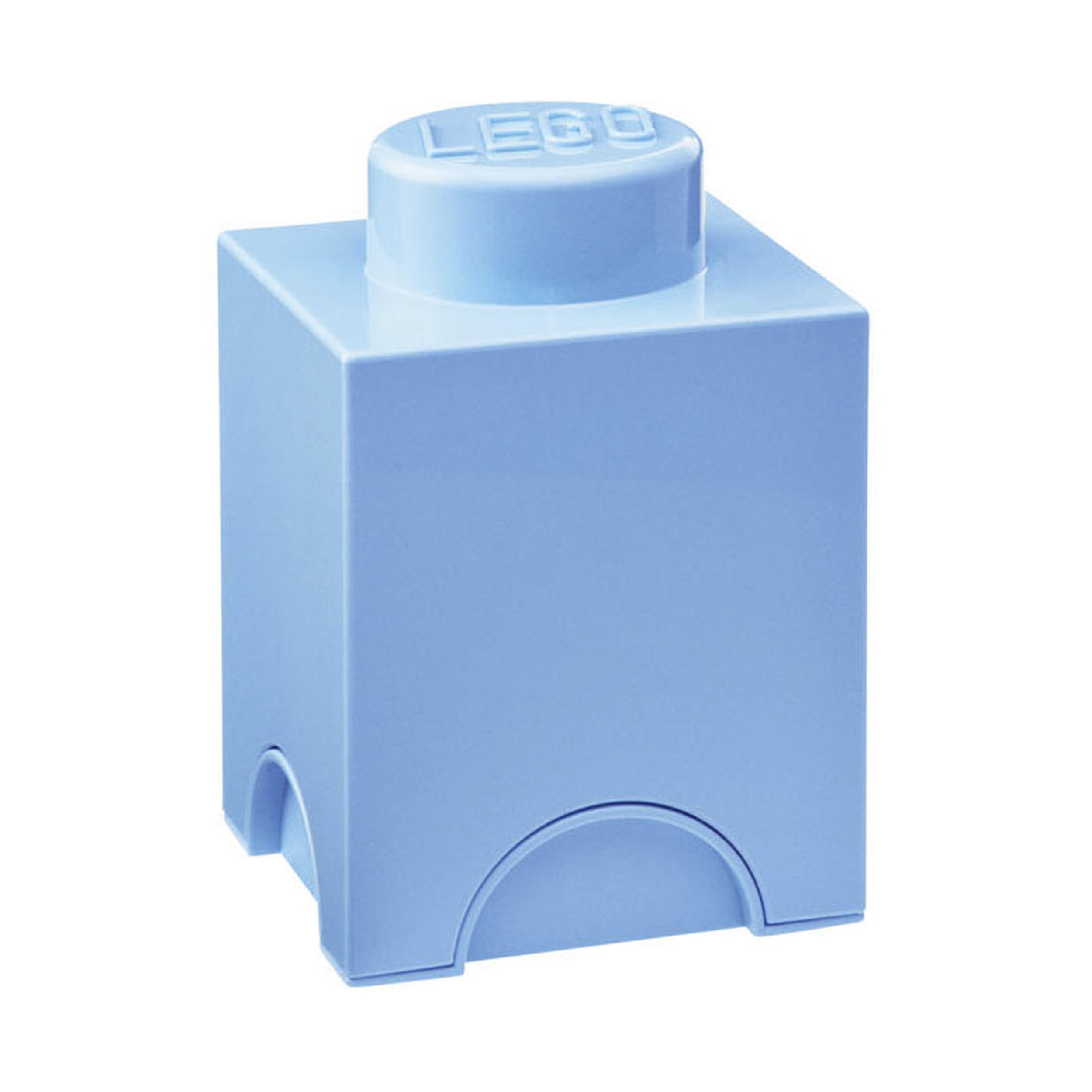 Lego Storage Brick 1 Light Blue