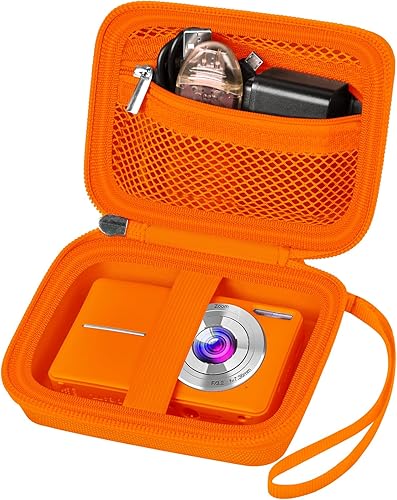 Miniatura 8 de Funda compatible con cámara digital VAHOIALD FHD 1080P/para CAMKORY Digital Point and Shoot/para KODAK PIXPRO FZ45-BK 16MP Vlogging/para