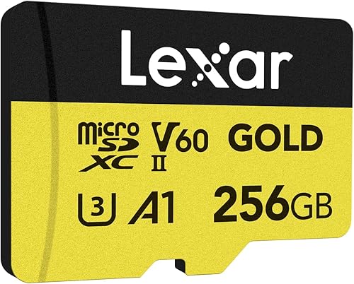 Miniatura 4 de Lexar Tarjeta micro SD profesional de 256 GB, UHS-II, C10, U3, V60, A1, Full HD, 4K UHD, hasta 280180 MBs, para drones, cámaras de acción,