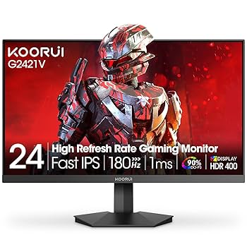 KOORUI G2421V 24インチ IPSモニター　WQHD 180HZ Amazon.com: KOORUI 24
