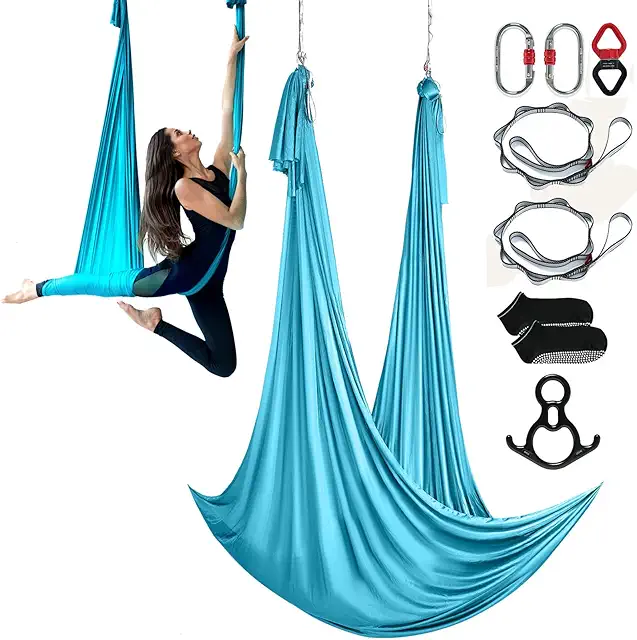 VEVOR Unisex Aerial Yoga Hammock - Premium Silk for Home & Studio